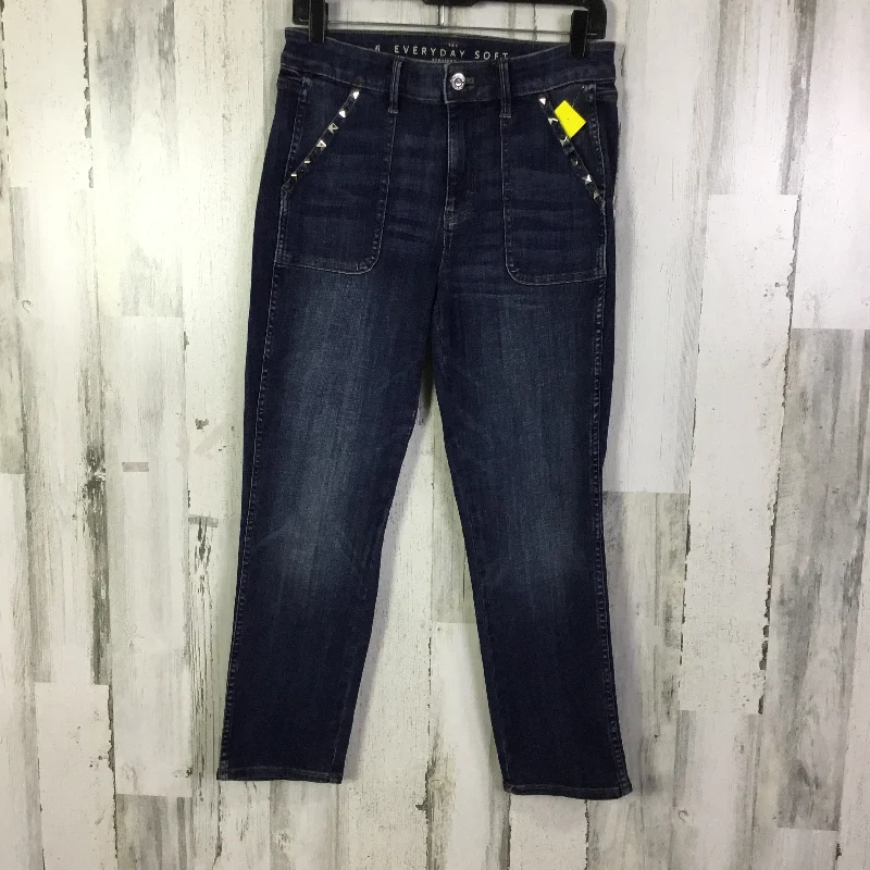 Jeans Cropped By White House Black Market In Blue Denim, Size: 6