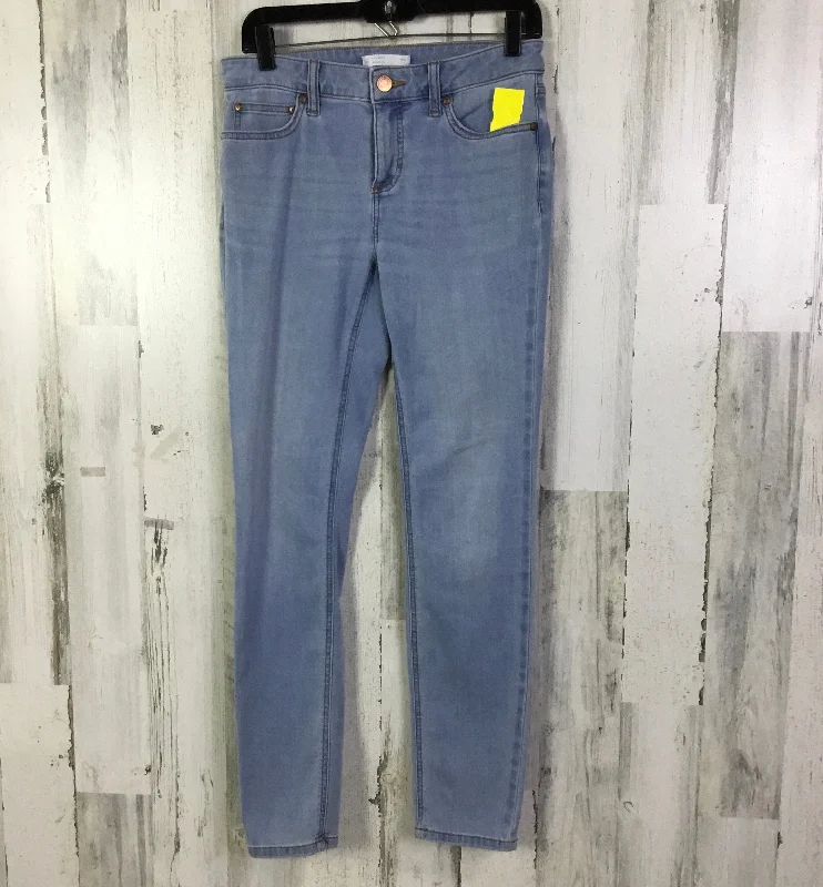 Jeans Skinny By Lc Lauren Conrad In Blue Denim, Size: 6