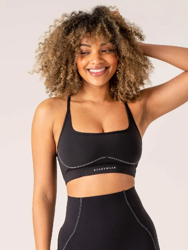 Stride Sports Bra - Black